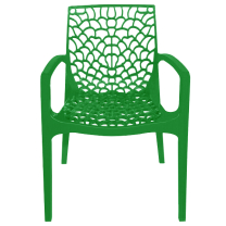 Jídelní křesílko Gruvyer - verde brilante