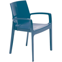 Jídelní křesílko Cream - blu avio