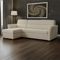 Malá sedací souprava LIVIA | 157x228 cm | LEVÁ | rozkládací na každodenní spaní | VÝBĚR TKANIN