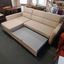 Malá sedací souprava LIVIA | 157x228 cm | LEVÁ | rozkládací na každodenní spaní | VÝBĚR TKANIN