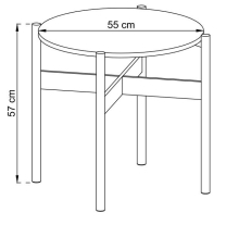 Basic - konferenční stolek BL55