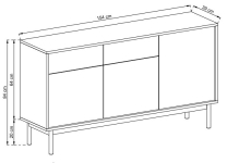 Basic - komoda BK154