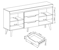 Nordi a | komoda NKSZ160 | artisan