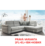 Sedací souprava Salsa Trend + taburet + 3x polštář
