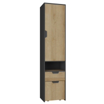 Nano - regál NA3 L/P - dub riviera