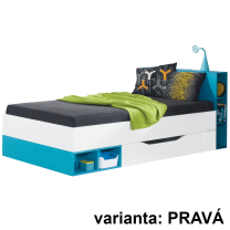 Mobi - jednolůžko MO18 L/P - modrá