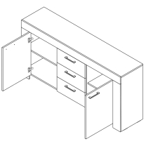 Sky - komoda SK200 - riviera