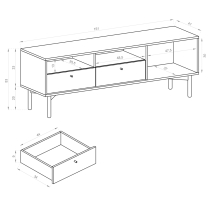 Flow - TV stolek FRTV151