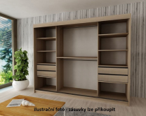 Šatní skříň Roma 1 - 250 sonoma/bílá
