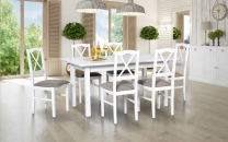 Rozkládací jídelní stůl Wenus 5 L S - dýha - 160/240x90 cm