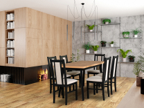 Rozkládací jídelní stůl Oslo 5 - 140/180x80 cm