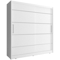 Skříň MAJA ALU - 200 cm - bílá