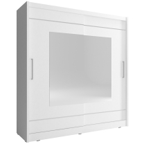 Skříň MAJA IX - 200 cm - bílá