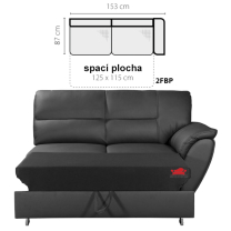 Sedací souprava Amigo 2FBP/L+OSP/L