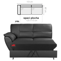 Sedací souprava Amigo 2FBP/L+OSP/L MINI