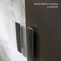 Dětský pokoj BRUNO | 5 dílů | bílá/grafit/enigma/žlutá