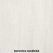 Royal - D60FZW dvířka na myčku s úchytem - borovice nordická