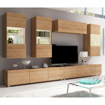 CALABRINI d | TV stolek | 150 cm | dub zlatý | lze i zavěsit
