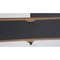 MEMONE | noční stolek M-09 | 45x48x40 cm | dub zlatý/grafit