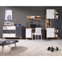 MEMONE | jednolůžko M-04 | 90x200 cm | dub zlatý