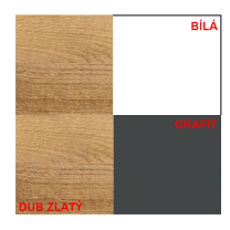 Dětský pokoj Memone C + POHOVKA - dub zlatý