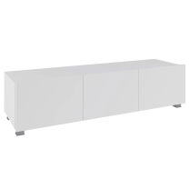 CALABRINI b | TV stolek | 150 cm | bílá lesk | lze i zavěsit