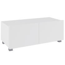 CALABRINI b | TV stolek | 100 cm | bílá lesk | lze i zavěsit