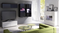 Calabrini - Tv stolek 100 - bílá lesk
