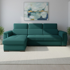 Sedací souprava UMBRIA III | 177x270 cm | rozkládací + úložný prostor | VÝBĚR LÁTEK