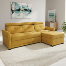 Sedací souprava HARRIS | 222x155 cm | rozkládací + úložný prostor | VÝBĚR TKANIN