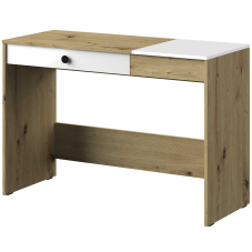 Nero | psací stůl 10 | lesk | artisan/bílá/černý úchyt