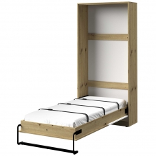 Nero - sklápěcí postel 15 - artisan/artisan+bílá lesk