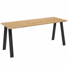 Jídelní stůl industriální Kleo - 185x67/75 cm - artisan