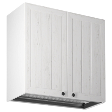 PROVENCE k | horní skříňka G80C s odkapávačem | 80 cm | bílá/borovice andersen