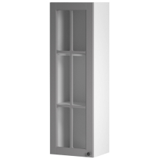 Linea | horní skříňka W40S L | LEVÁ | šedá