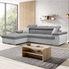 Sedací souprava COOL | 191x281 cm | rozkládací + úložný prostor | LEVÁ | VÝBĚR TKANIN