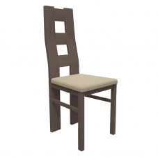 Jídelní židle TADEUSZ | masiv | VÝBĚR TKANIN | jasan tmavý