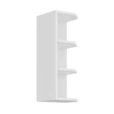 LARA wh | horní boční regál 30G-72 ZAK | 30 cm | UNI provedení | bílá