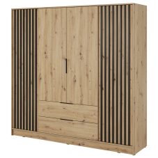Šatní skříň NELLY 4D bez zrcadla | 206 cm | artisan