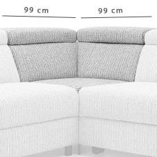 ULISES | díl sedačky E | 99x99 cm | roh bez funkce | VÝBĚR TKANIN