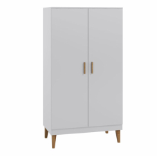 Kubi | šatní skříň 100 cm | bílá