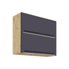 GLAMOUR m | horní skříňka výklopná GLA-48G | 80 cm | modrá mat