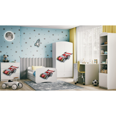 Dětský pokoj Babydreams | sestava A | bílá | auto | 5 dílů