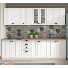 Kuchyňská linka PROVENCE k | 260 cm var.B | SOKL v CENĚ | borovice andersen