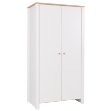 BERG | šatní skříň 10 | 105 cm | krémová/dub zlatý