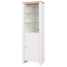BERG | vitrína 11P pravá | 65 cm | krémová/dub zlatý