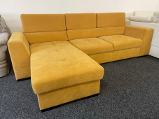 Sedací souprava Nest III | žlutá látka s funkcí EASY CARE | LEVÁ | VÝPRODEJ