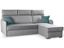 Sedací souprava FIT | šířka 205 cm | LEVÁ i PRAVÁ | světle šedá/tyrkysová | AKCE
