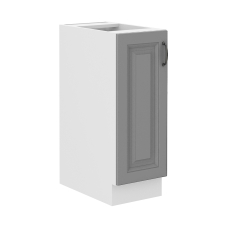 STILO bs | dolní skříňka 30D CARGO s výsuvným regálem | 30 cm | bílá/šedá