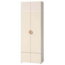 MELO | šatní skříň ME1 s nástavcem ME2 | 80 cm | kašmír
